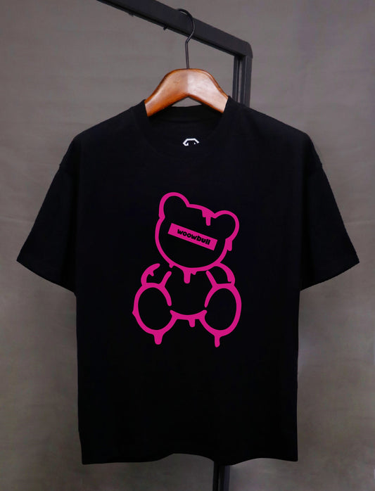 Unisex T-shirt Front Bear Graphic Print