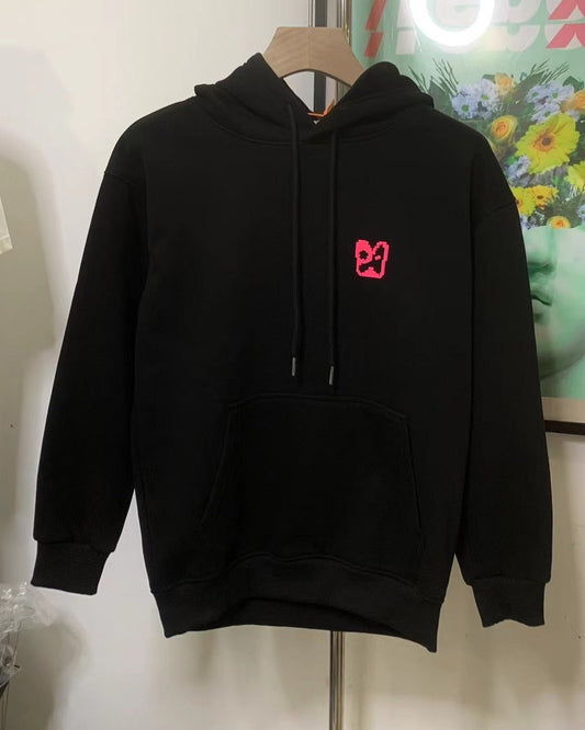 Cashmere Hoodie with Left Chest Logo - Fullfit