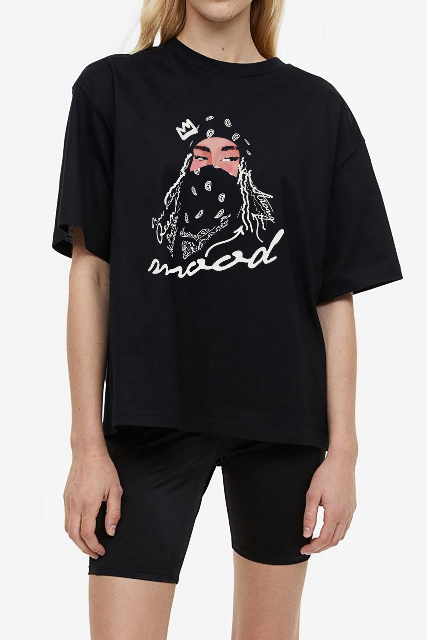 Mood T-shirt Front Graphic Prints